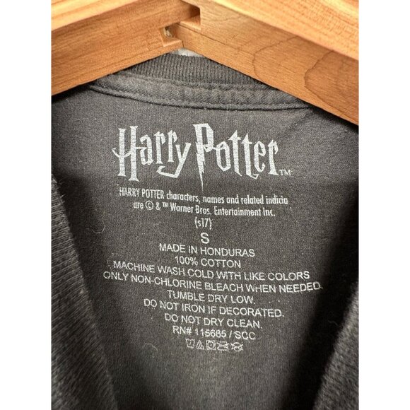 Harry Potter Women TShirt Short-Slv Black/White Sz S Novelty Cotton Casual Movie - Picture 5 of 10